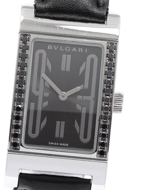 BVLGARI Rettangolo RT39S black diamond bezel black Dial Quartz Ladies_948699 main image 10